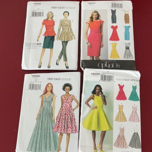 16 Vogue Sewing Patterns Bundle 2004, 2009, 2013, & 2014 - Picture 4 of 4